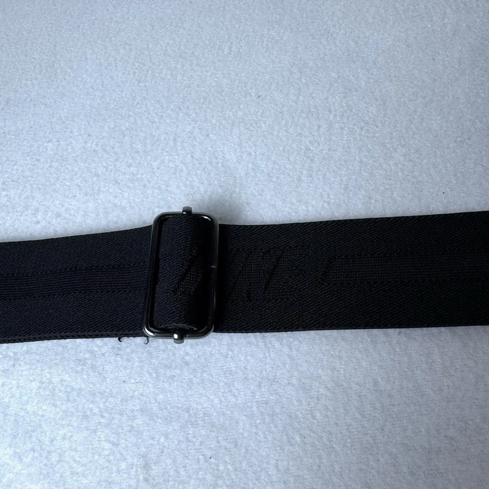 Nike Adjustable Baseball Belt Black One Size Stretch Buckle Athletic Softball